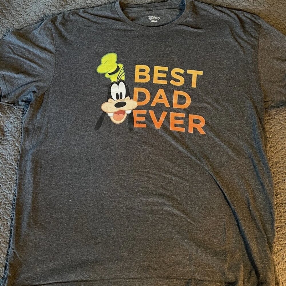 Disney Goofy Best Dad Ever T-Shirt Men’s XXL Graphic Tee